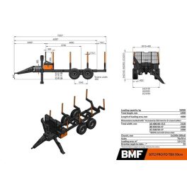 BMF 10T2 kiközelítő kocsi (10000 kg)