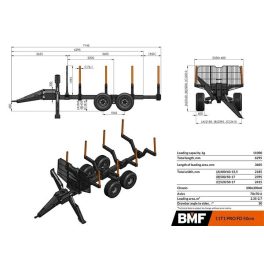 BMF 11T1 kiközelítő kocsi (11000 kg)