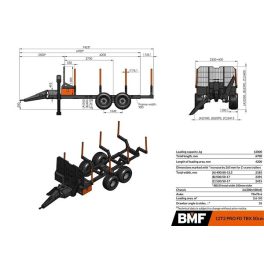 BMF 12T2 kiközelítő kocsi (12000 kg)