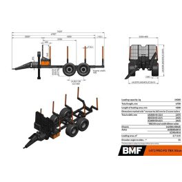 BMF 14T2 kiközelítő kocsi (14000 kg)