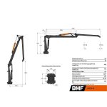 BMF 430 erdészeti daru (4,3 m)