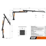BMF 440 erdészeti daru (4,4 m)