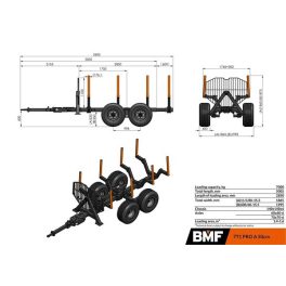BMF 7T1 kiközelítő kocsi (7000 kg)