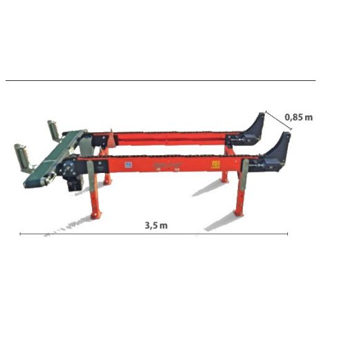 Balfor log deck, 2 láncos, 3,5 m