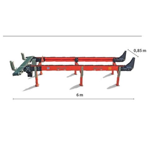 Balfor log deck, 2 láncos, 6 m