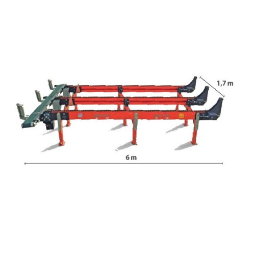 Balfor log deck, 3 láncos, 6 m