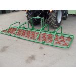 Bystron lánchorona rétgereblye 4m (mechanikus, összecsukható, traktorra)