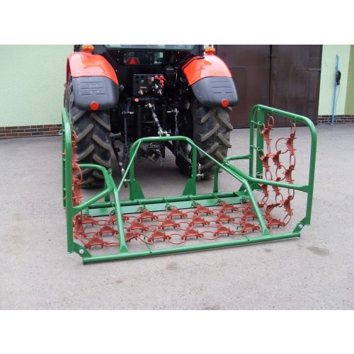 Bystron lánchorona rétgereblye 5m (mechanikus, összecsukható, traktorra)