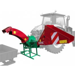   Bystron Pirba Longa rönkaprító pótkocsi-csatlakozással (traktorra, 20kW-tól)