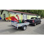 Bystron Pirana aprítógép alvázon (benzinmotoros, 23,5LE)